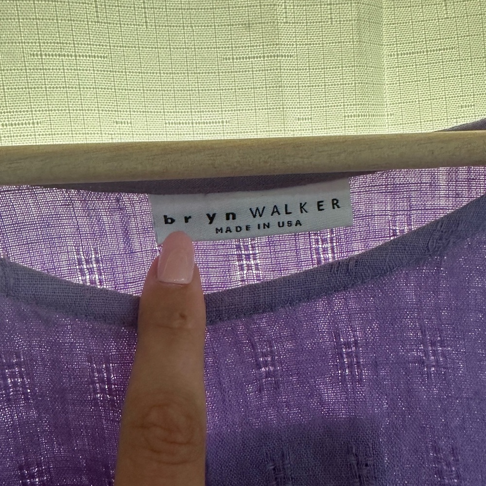 Bryn Walker Lavender Dress - Picture 3 of 7